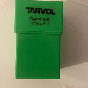 Stamp Set (36 Piece Punch Set/A-Z & 0-9) Carbon Steel Metal - 1/8" (3mm)